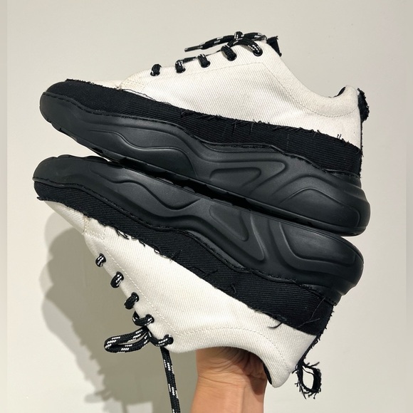 Phileo Paris Satellite Low-top Sneakers in Black and White Size 37 - Picture 7 of 8